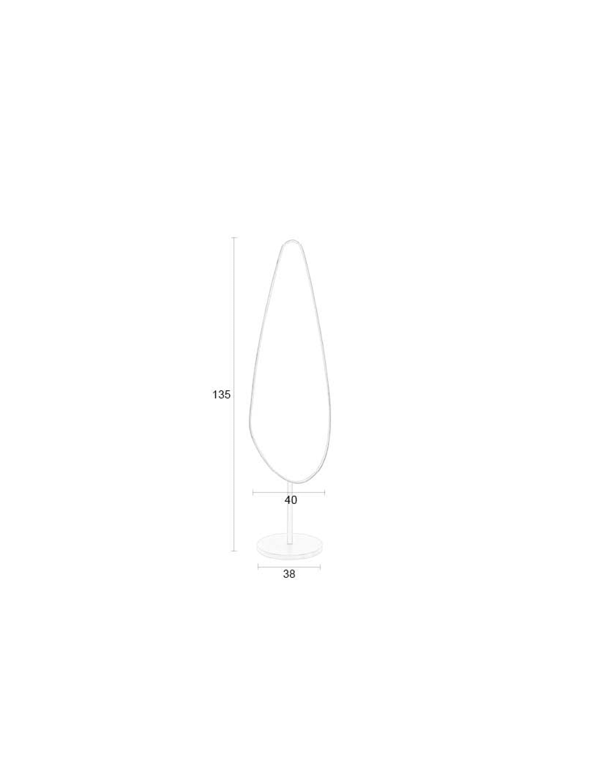 Dropz Organic Standing Mirror